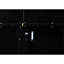 Lit simple très long réglable pour chambre à coucher, rails en tissu gris, pieds noirs, télécommande sans fil, gravité zéro, antisnore, lit de massage à trois niveaux long, fonction