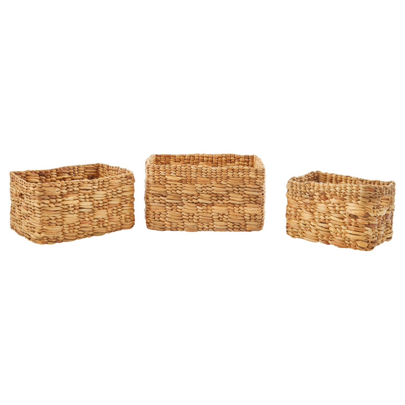 Bloomsbury Market Water Hyacinth Decorative Basket