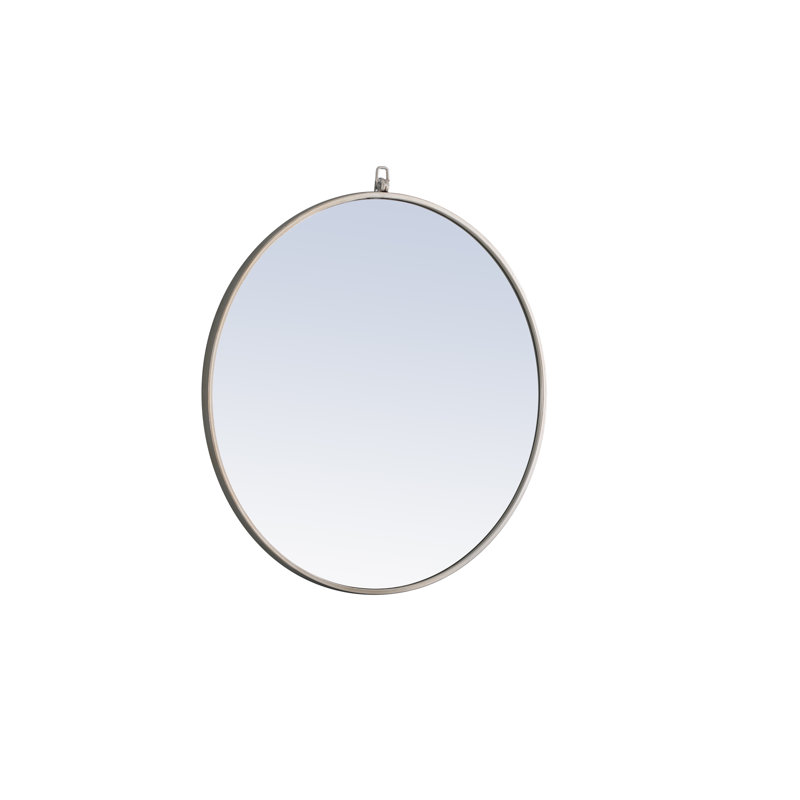 Miroir Cassie, 28 po x 28 po, Argent