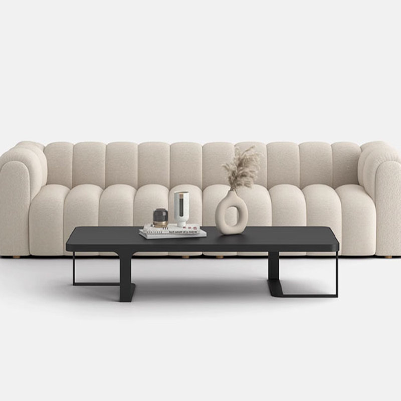 Creative light luxury coffee table, 12.2" H x 55.11" L x 27.95" W