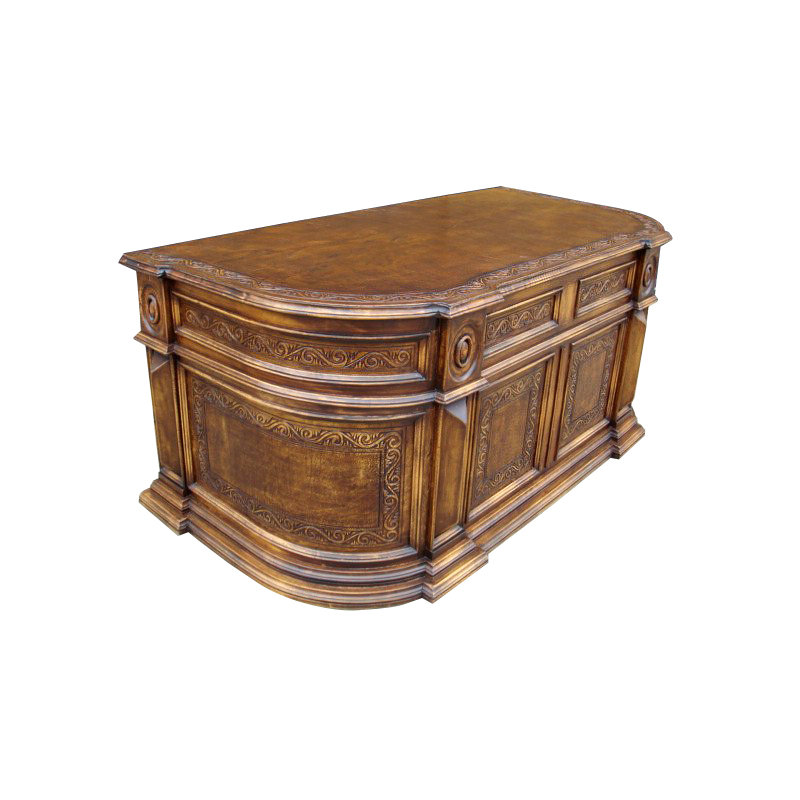 Classico Executive Desk, Rustic