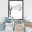 «I», art mural noir et blanc-67440266-67440265