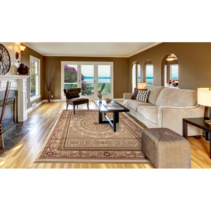 Edmont Oriental Indoor Rug, Rectangle 5'3" x 7'7"