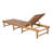 Breath Chaise Lounge Brown