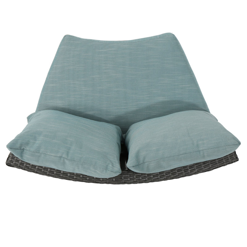 Canapé d'extérieur Pt Limon, Beige Cushion/Brown Frame