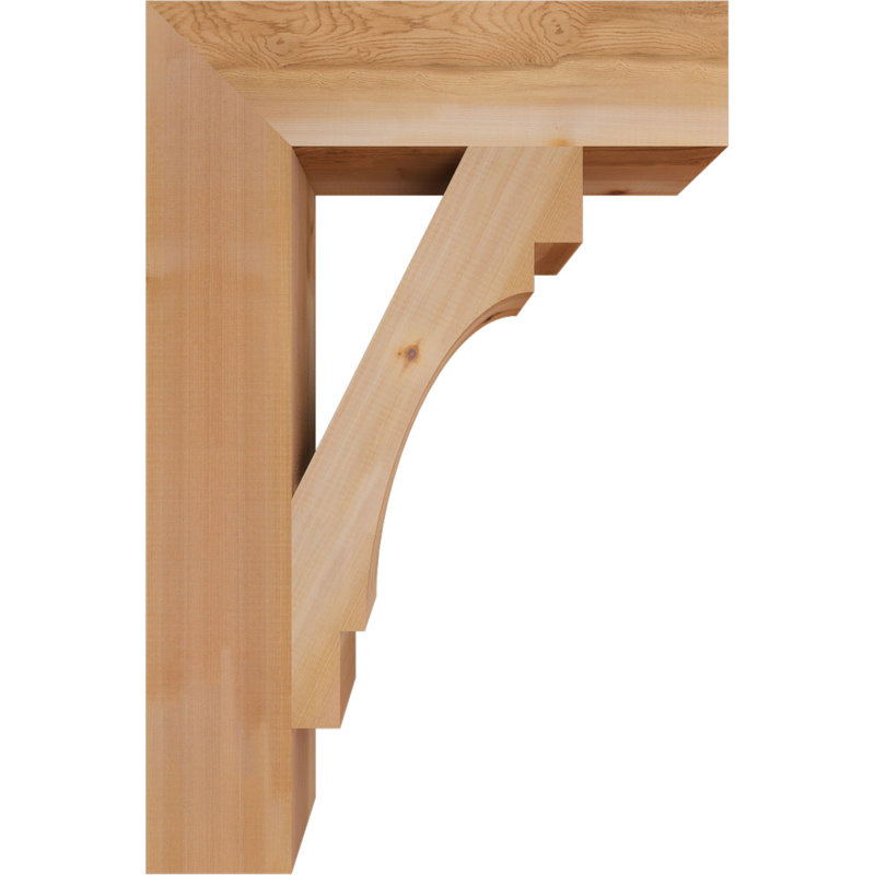 Support Merced Block, Cèdre rouge de l'Ouest (lisse), H 36 po x l 6 po x P 24 po