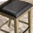 Upholstered Counter Stool with Solid Wood Frame-158232021
