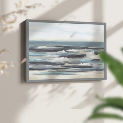 Gentle Surf II -Framed Print - Restickable