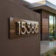 Plaque d'adresse horizontale flottante 4 po (5 chiffres)-41299914-41299672-41303810