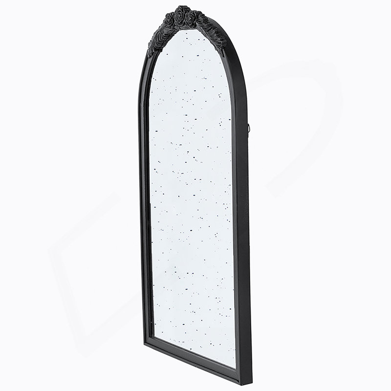 Miroir en bois manufacturé, Noir