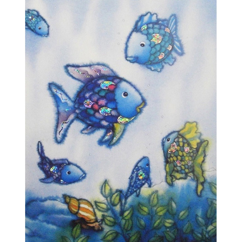 Rainbow Fish and Friends, H 18 po x l 14 po