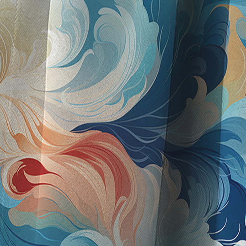 Motif tropical I - Oceanic Mirage, L 52 po x L 90 po