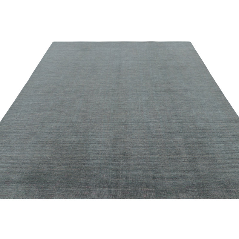 Rug & Kilim’S Modern Textural Rug In Gray Tones & Striae