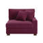 Chaise avec accoudoirs en velours côtelé Milbrey-235624983-235624980