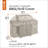 Arlmont & Co. Ayvion 64'' W x 24'' D Grill Cover