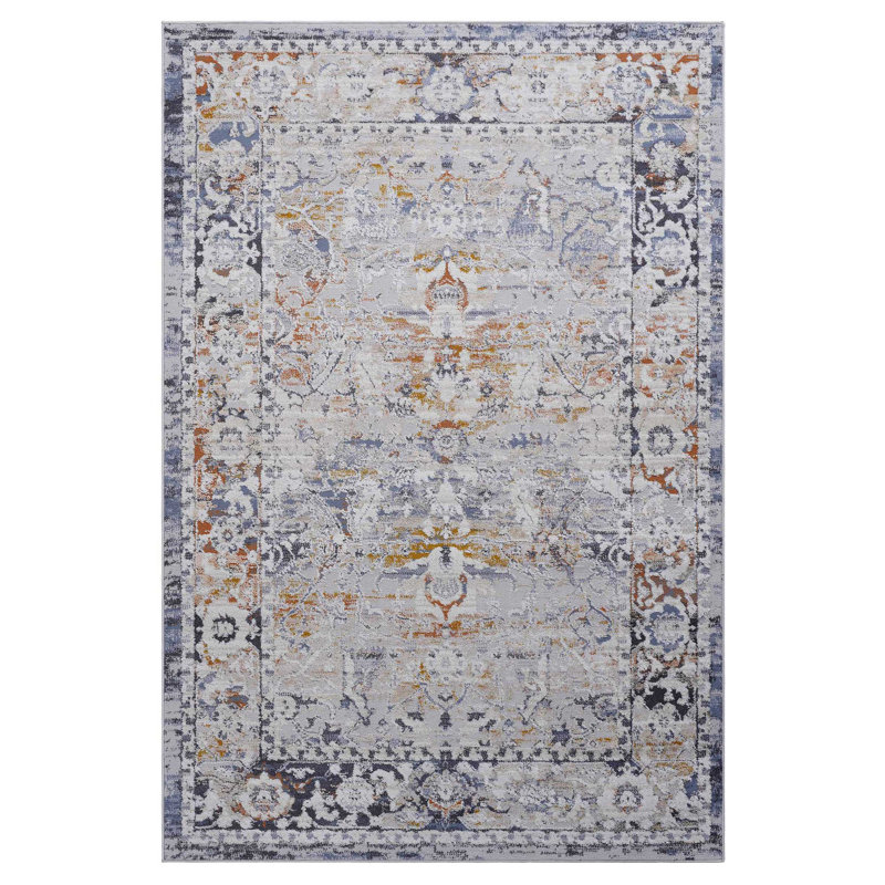 Collection Traditional Area Rug, Rectangle 6'7" x 7'9"