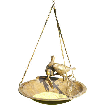 Lovebird Hanging Tray Bird Feeder