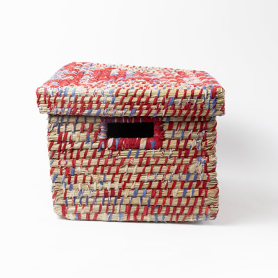 Panier de rangement avec couvercle Sari 10,5H