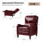 Fauteuil inclinable en cuir Beecher 28,75 po-506872488
