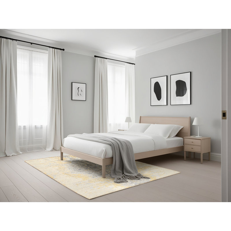 Tapis beige Nuneaton, Rectangle 5 pi x 7 pi