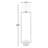 Nikki 63'' Brushed Column Floor Lamp