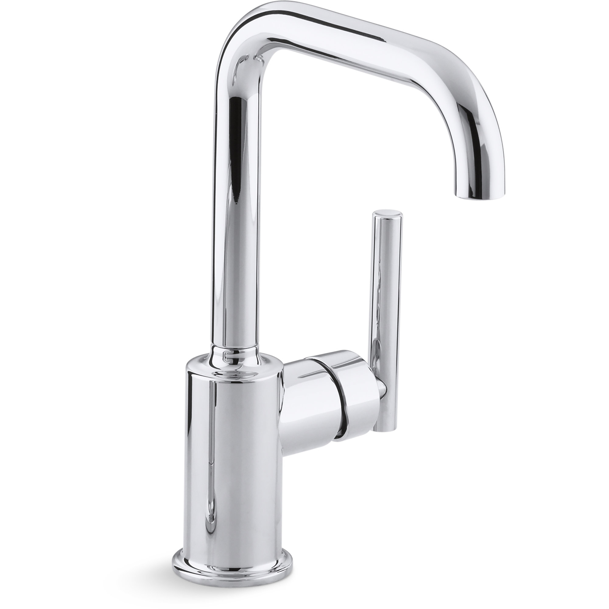 Purist Bar Faucet with Accessories, Polished Chrome