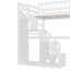Lit mezzanine simple avec deux commodes-1103982722