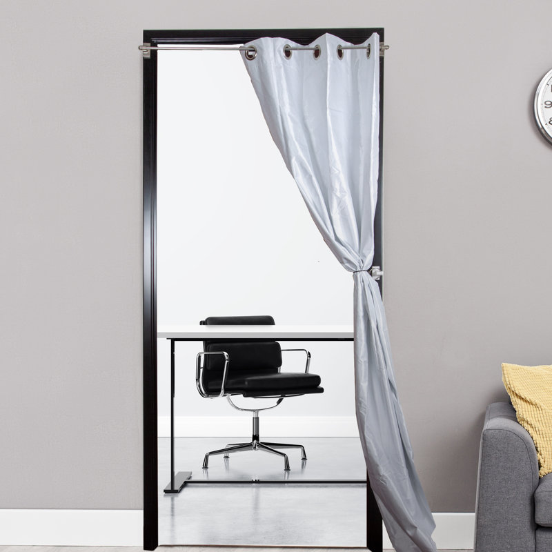 Tringle à rideaux magnétique Landry, 17" - 30", Nickel satiné
