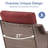 Outdoor Wicker Swivel Glide Chair Set with Cushions-2023520401