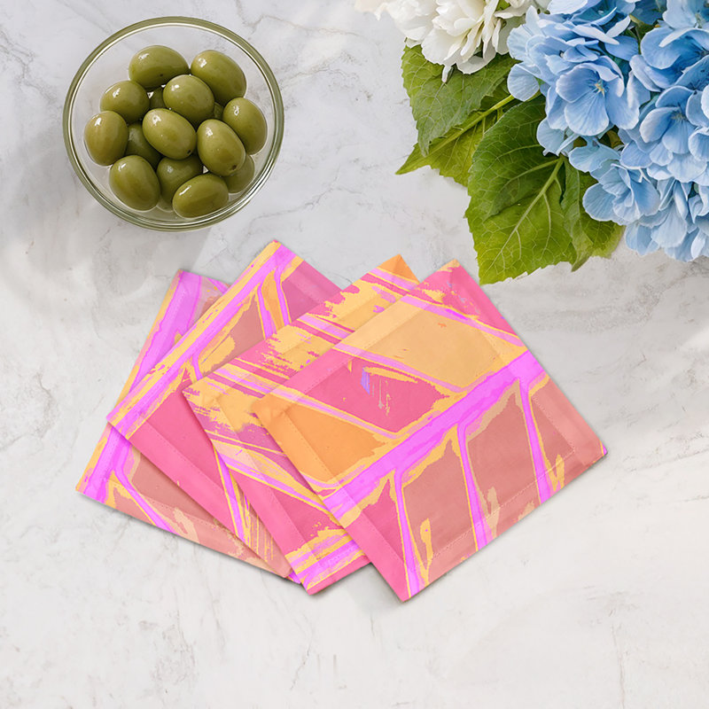 Square Napkins, Orchid