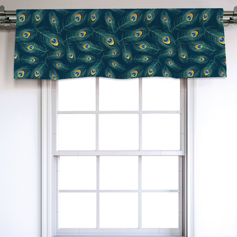 Sateen Ruffled Window Valance