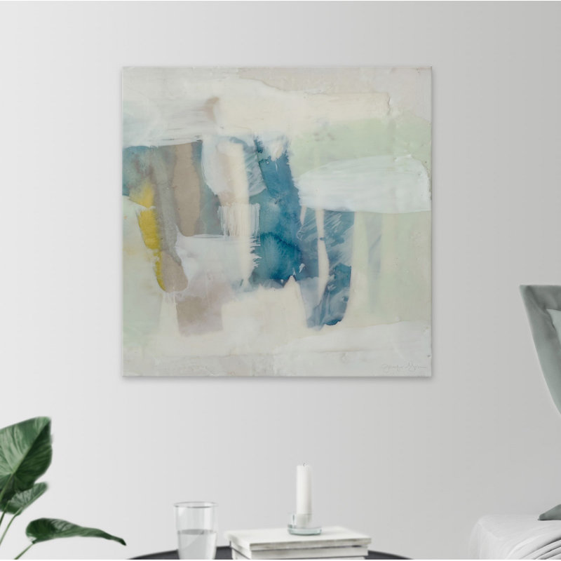«Encaustic Window II», reproduction d'art sur toile encadrée, H 32 po x l 32 po