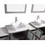  Ensemble de meuble-lavabo double 84 "avec miroir Modern-27042766