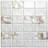19" x 38" 3D Wall Panel in White (5-Pack)