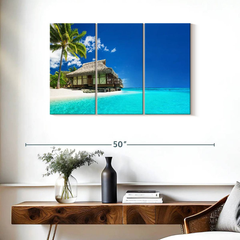 Plage tropicale Gillard Tahiti, H 24 po x l 38 po