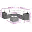 Vidaxl Garden Sofa Set Beige