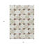 Tapis extérieur lavable abstrait beige et ivoire 5 pi x 8 pi