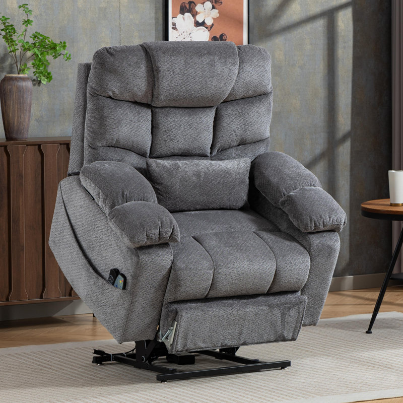 Fauteuil inclinable 500 lb, Gris chenille