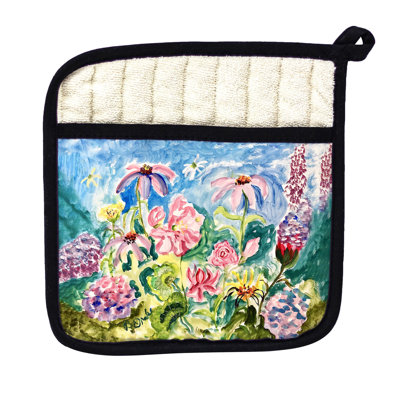 Pink Garden Pot Holder