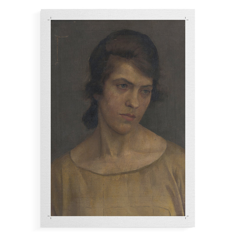 Impression de portrait rétro Cxxxviii - reproduction de toile seulement - non encadrée, H 18 po x l 12 po