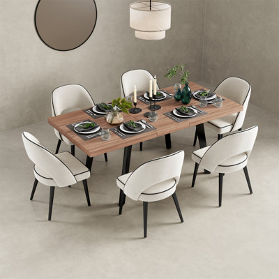 Desta 6 - Person Dining Set