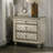 Beige 2-Drawer Nightstand
