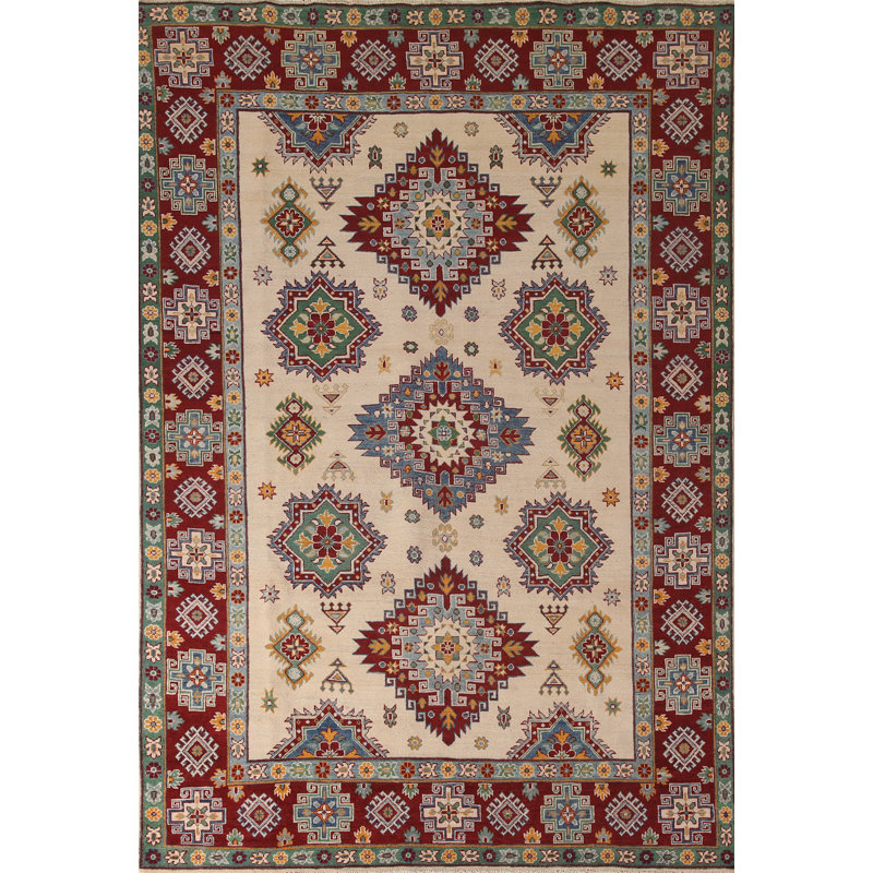 Handmade Kazak Oriental Area Rug