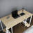 Academy Desk Metal Base Writing Desk-813478187