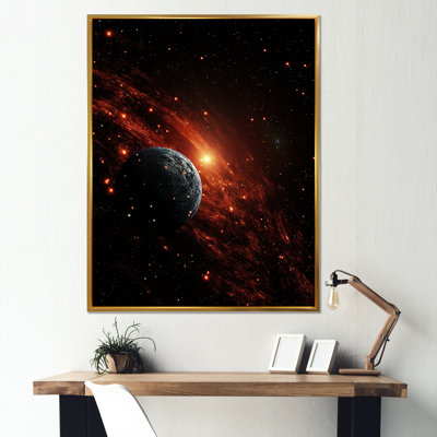 Art mural mural «Black Comets In Galaxy I»