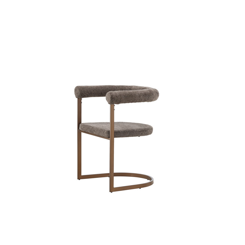 Muscanell 45cm H 100% Boucle Upholstered Armchair
