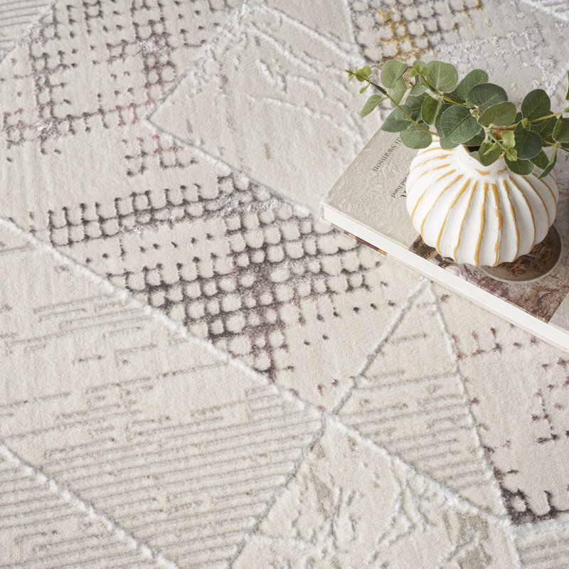 Swader Geometric Area Rug, Rectangle 239 x 300cm