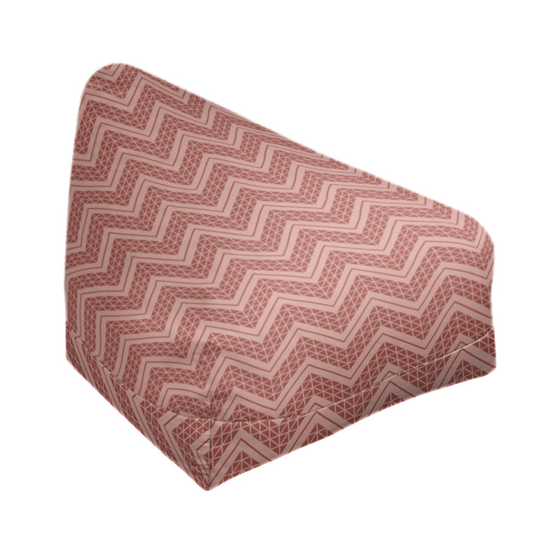 Sac de pois, H 27 po x L 30 po x P 25 po, Pas de bourre, Rouge pâle