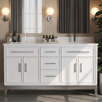 Meuble-lavabo double 63 po Korhonen