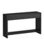 Console 47,2 po avec 2 tiroirs et tablette de rangement ouverte